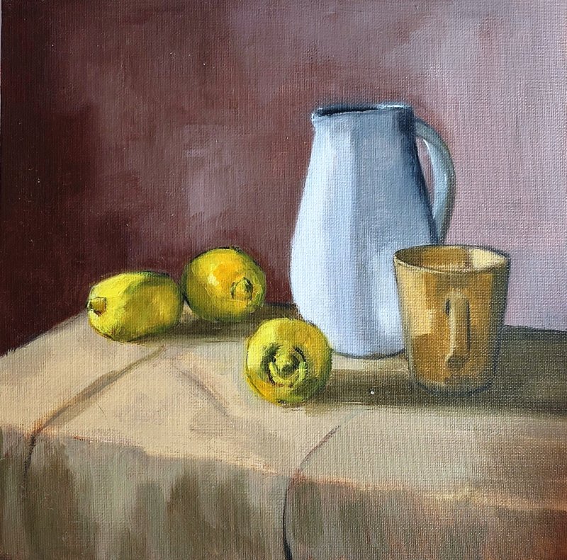Lemons, Painting Antonina Anica