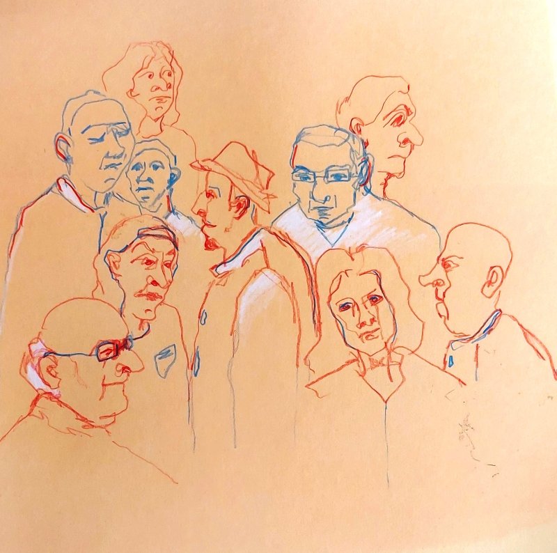 People, Drawing Antonina Anica