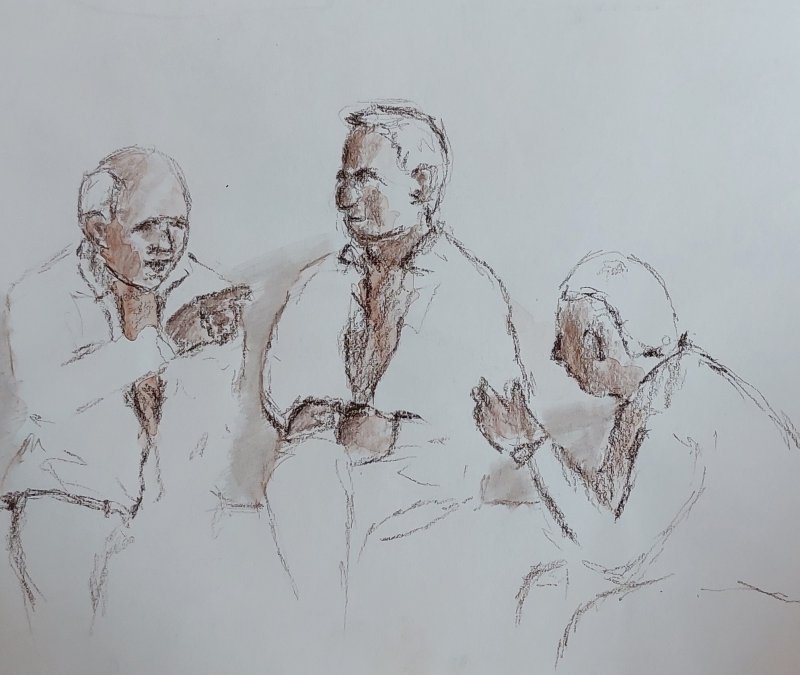Reitrement days, Painting Antonina Anica