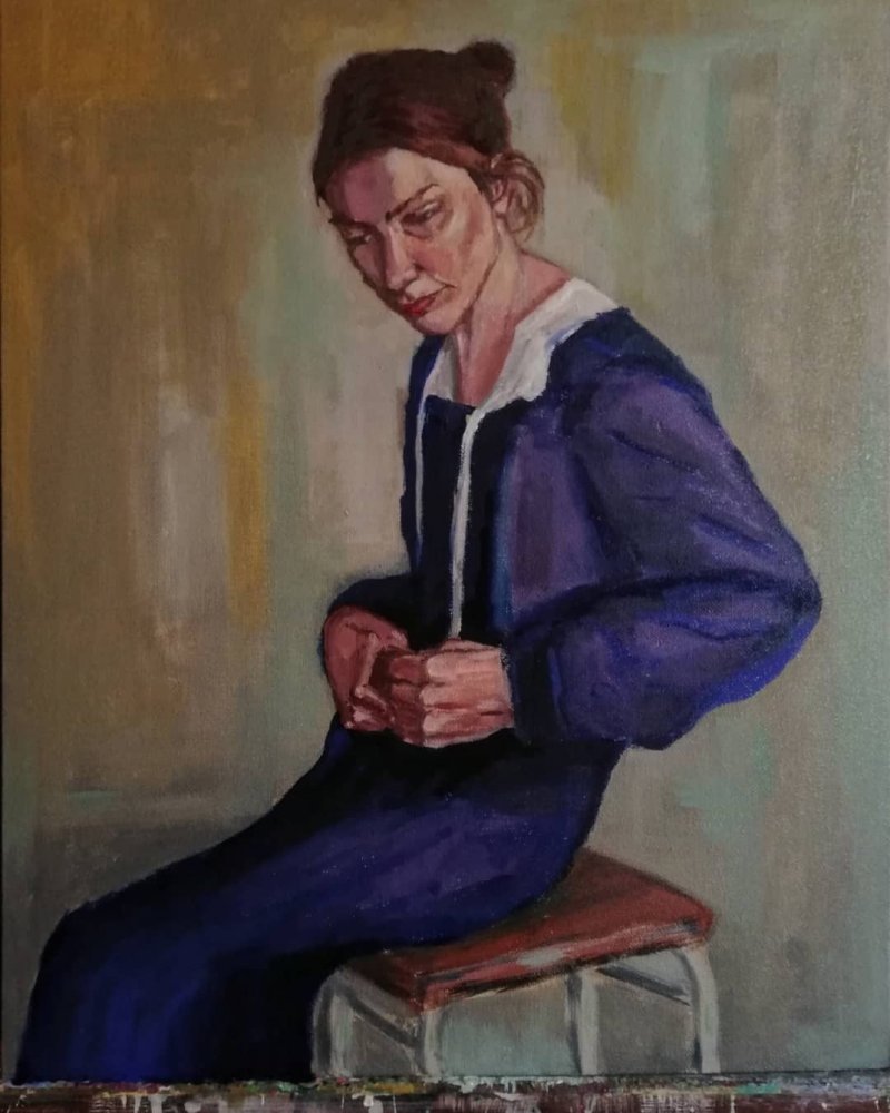 Portret zene, Slika Antonina Anica