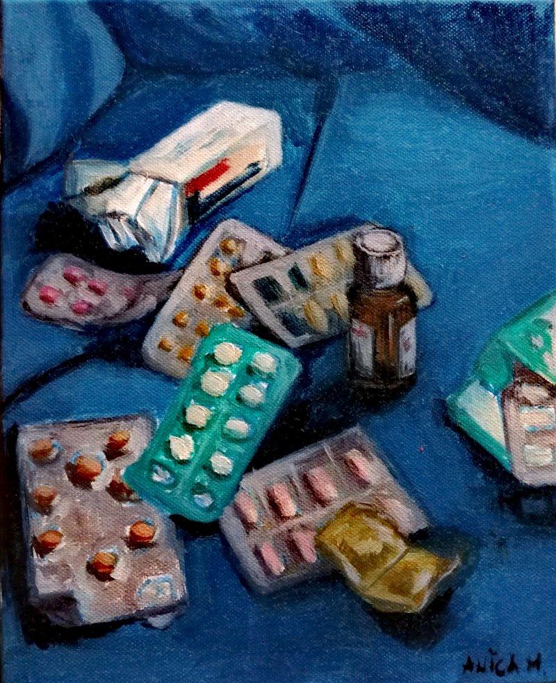 Still life, Painting Antonina Anica