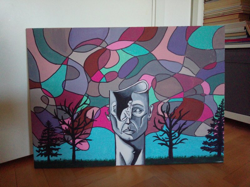 Alone, Painting Lana