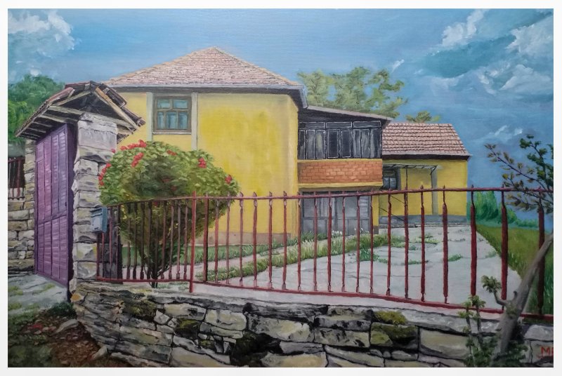 Žuta kuća, Slika Mateja