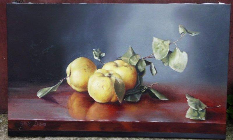 Quince- oil on canvas 30x45cm