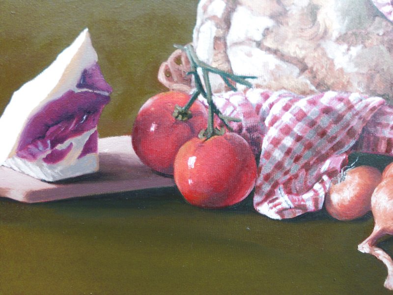 Seoska mrtva priroda- ulje na platnu 30x50cm, Slika Simic Dragana