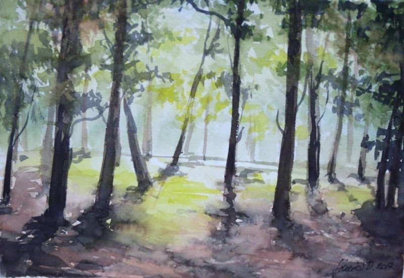 Watercolors - 4 pieces, dimension 19x28cm, Painting Simic Dragana