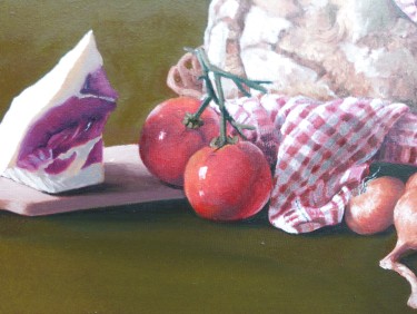 Seoska mrtva priroda- ulje na platnu 30x50cm, Slika Simic Dragana