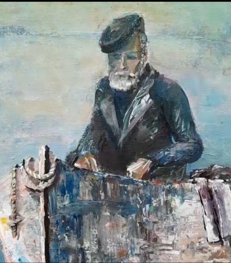 Old men and the sea, Painting Ana