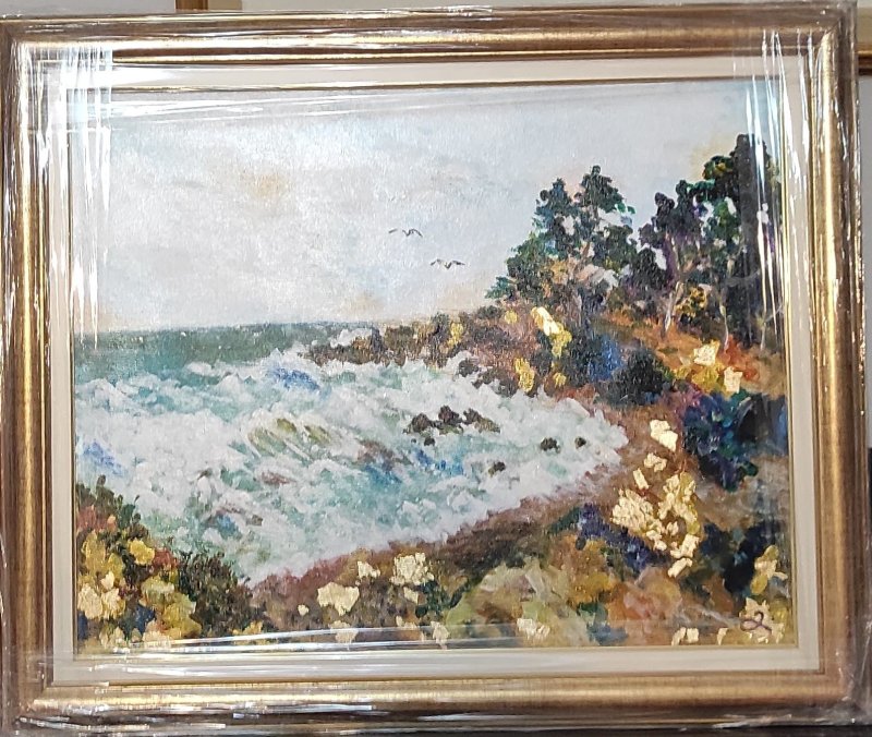 Antibes, Painting Dunja Spasić