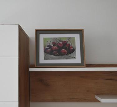 Ripe Cherries, Painting Alena Savchenko - Lukian