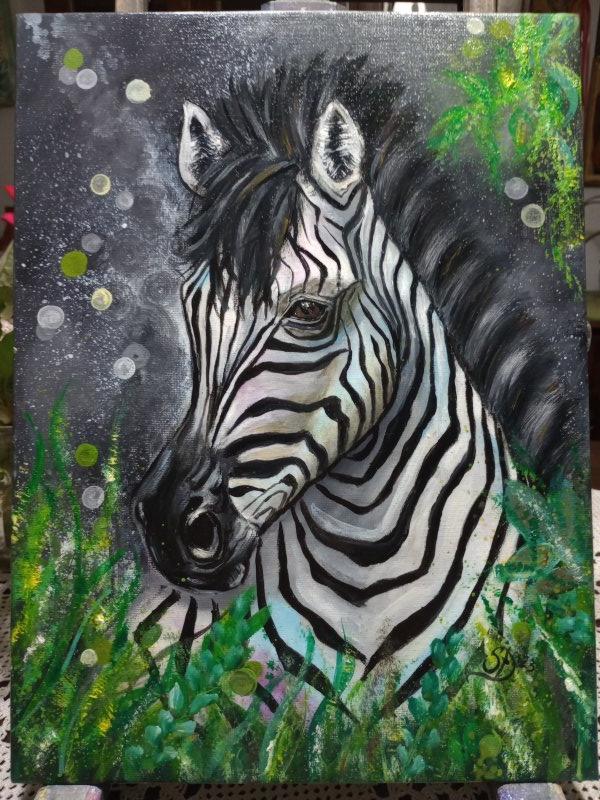 Zebra, Painting Slađana Đo