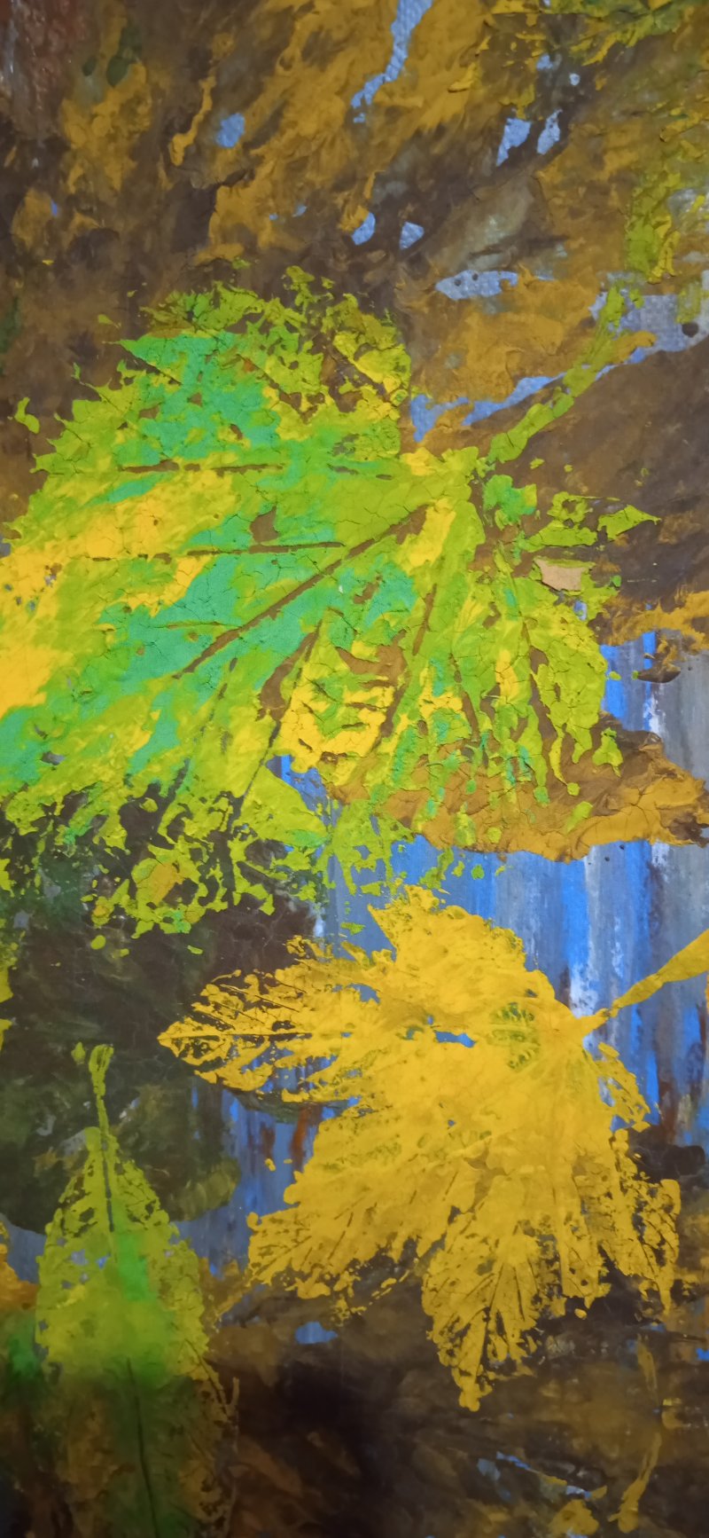Autumn leaves, Painting Biljana BikiliArt