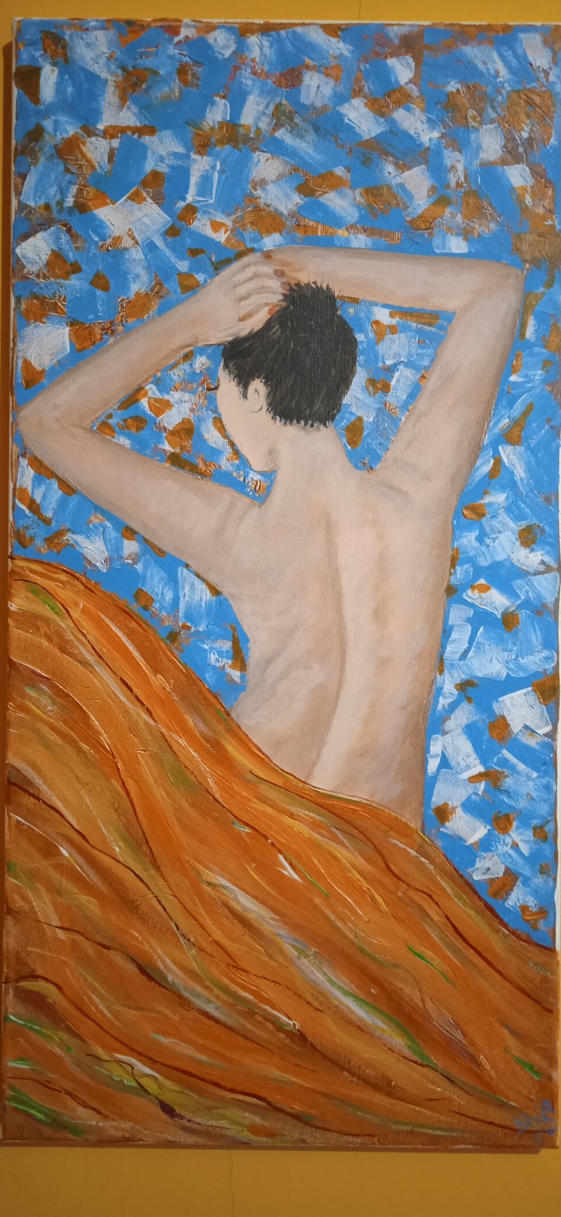 Under the covers, Painting Biljana BikiliArt