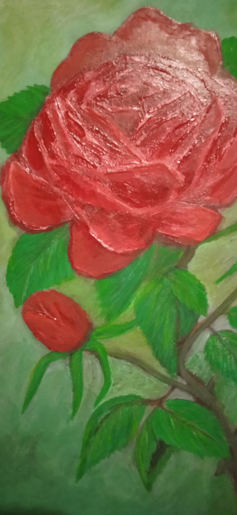 Rose, Painting Biljana BikiliArt