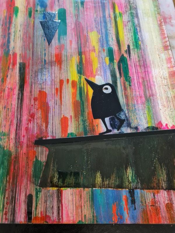 Fucked up birdy, Painting Deep Art Society