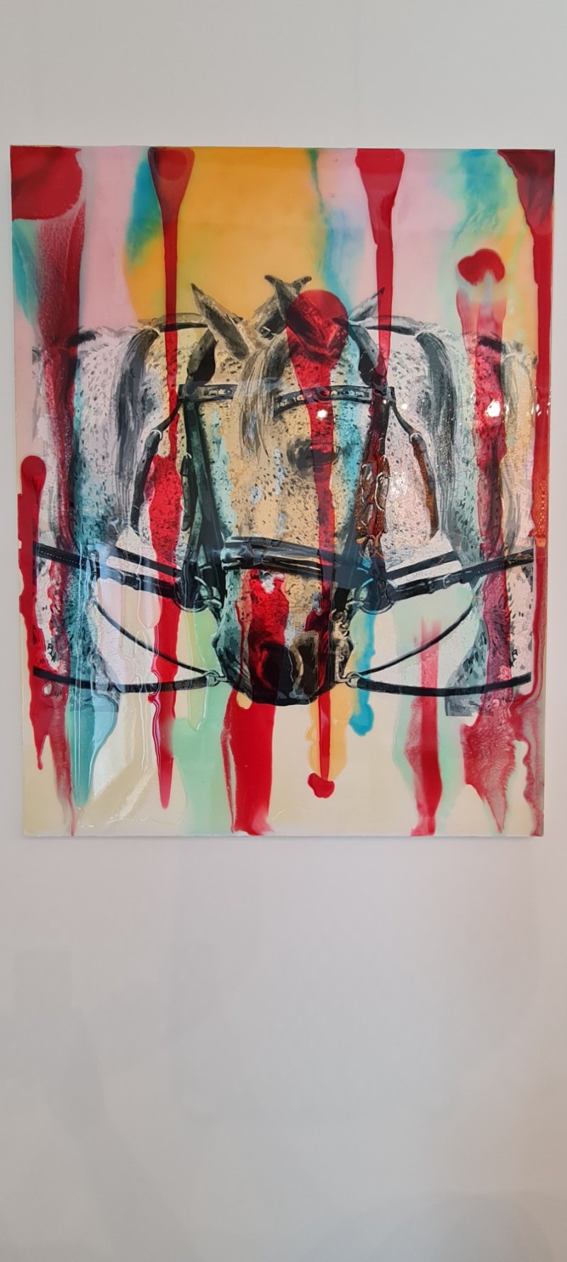 Konji, Slika Deep Art Society