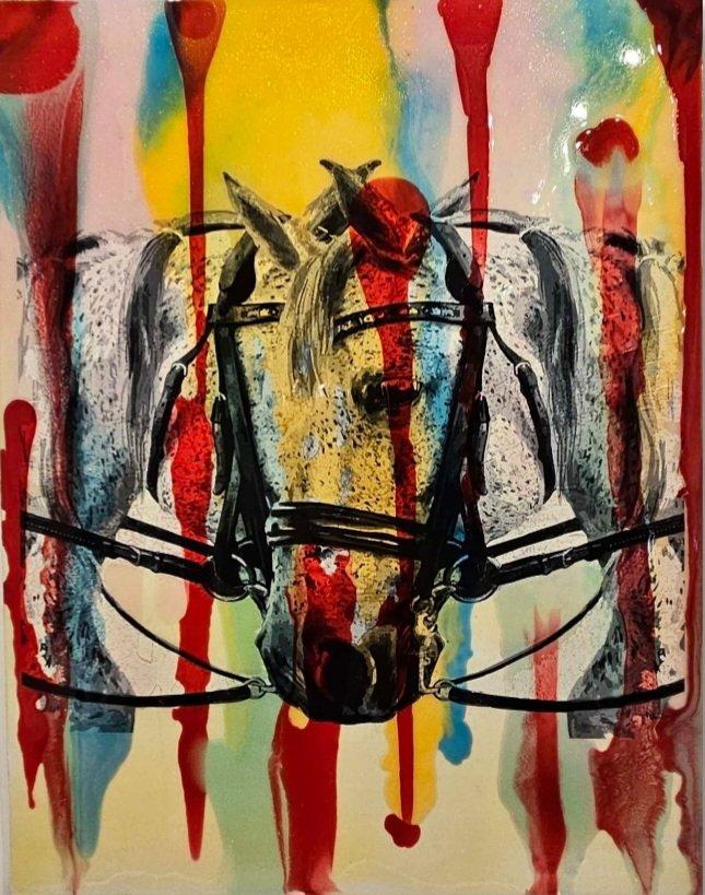 Konji, Slika Deep Art Society