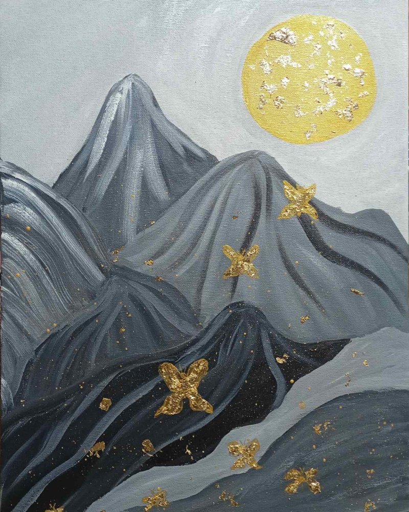 Mountains, Painting Marija  Tabački - Johum