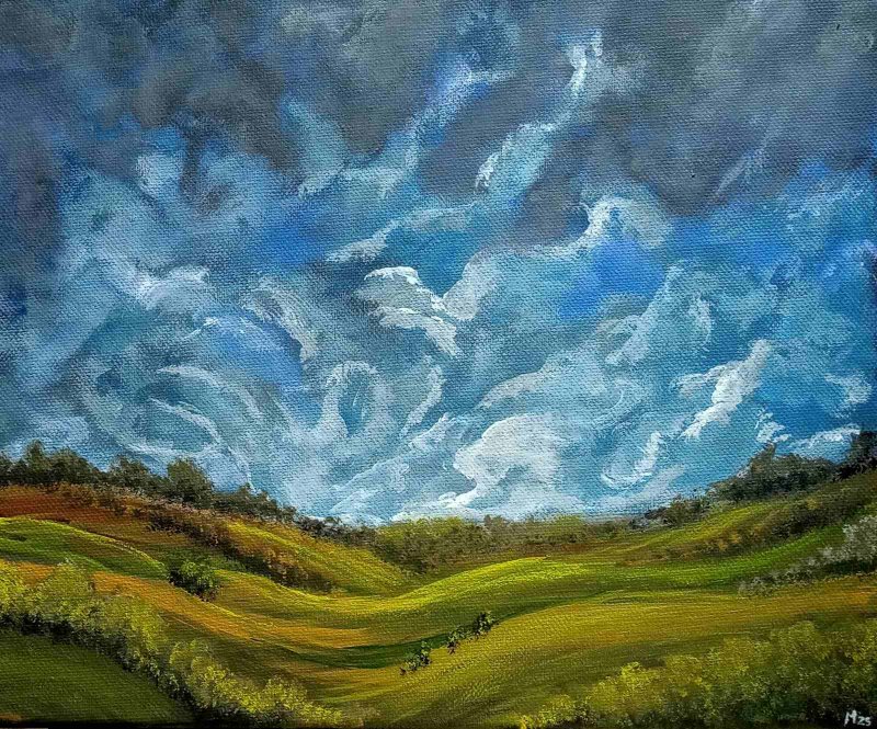 The nature, Painting Marija  Tabački - Johum