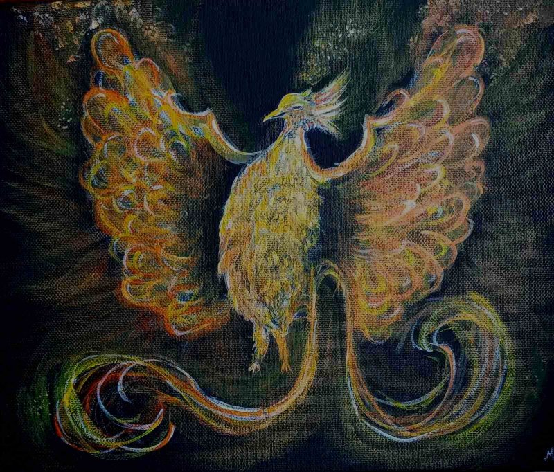 Phoenix, Painting Marija  Tabački - Johum
