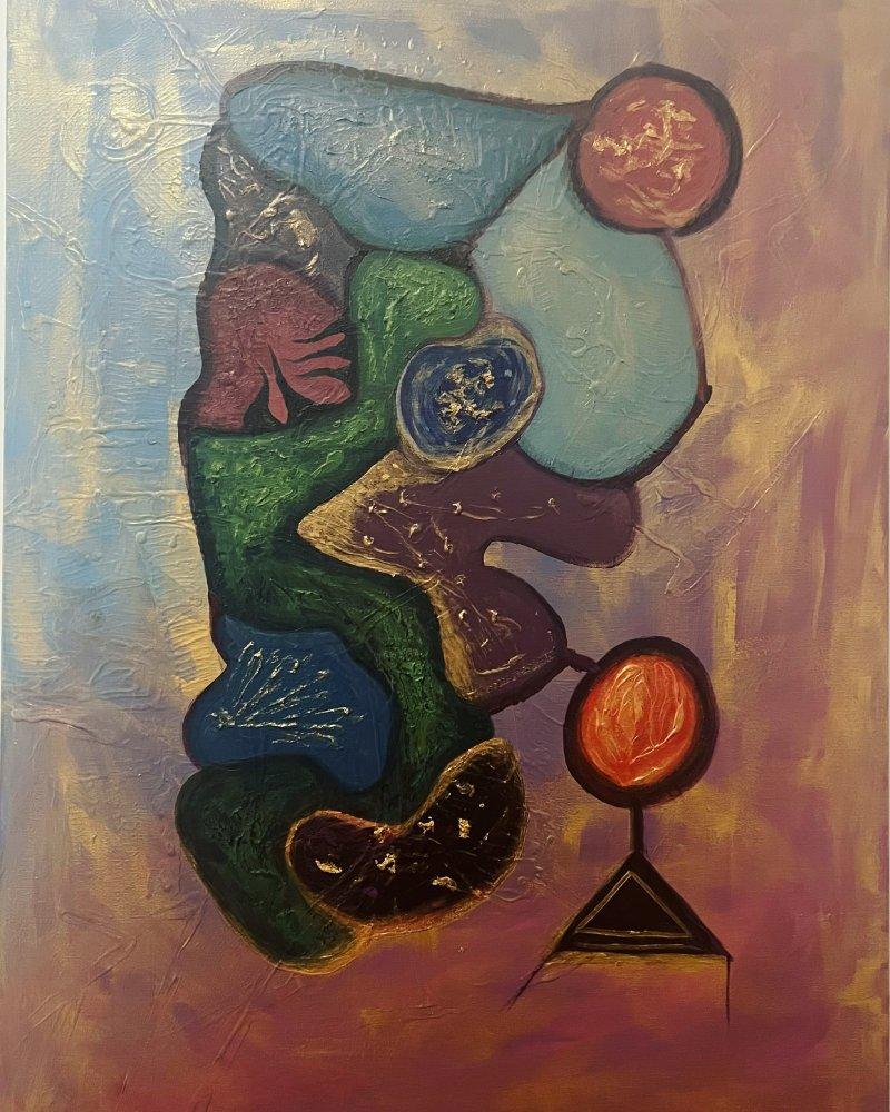 Symbiosis, Painting Andrea Stankovic
