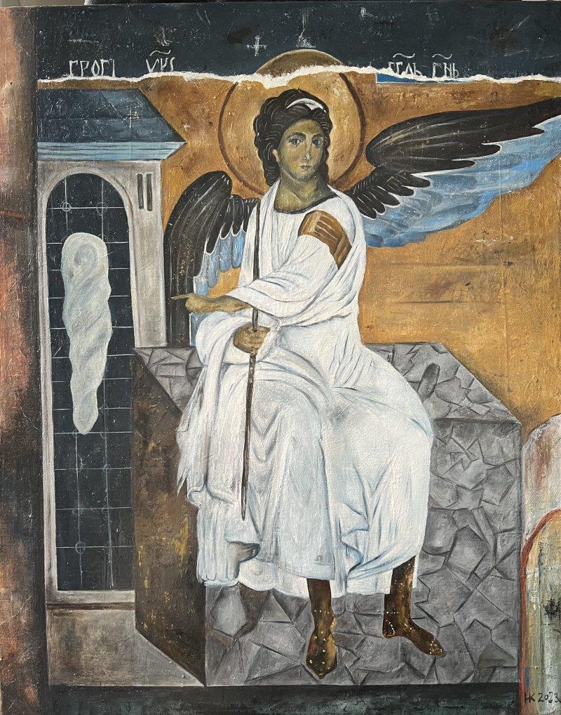 Beli anđeo, Painting Nikolina Kašterović