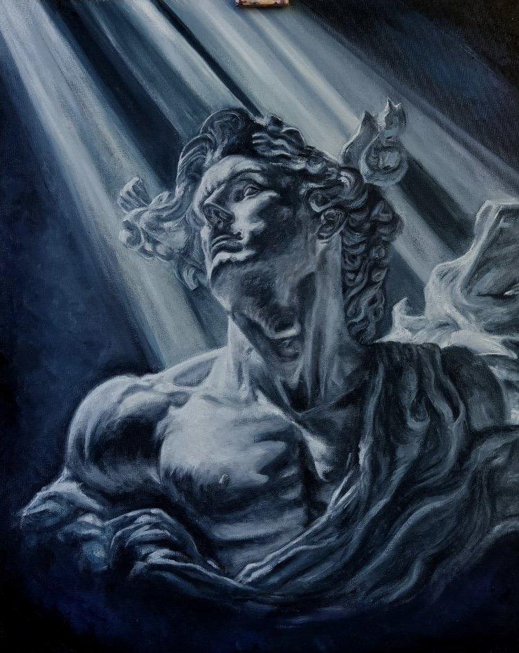 Anđeoska statua, Painting Nikolina Kašterović