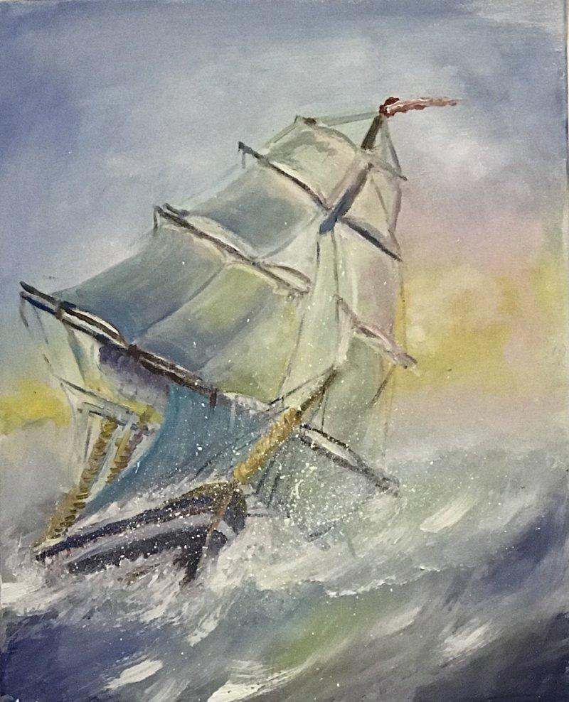 storm, Painting Djuro Samardzija
