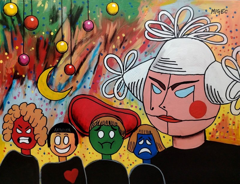 IM CRAZY TODAY, Painting Migec Art