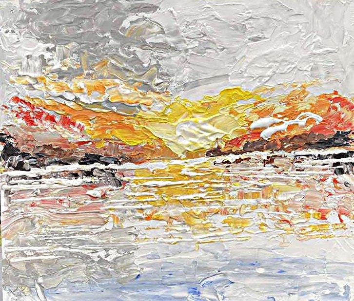 Nº - 12 - Zalazak sunca, Slika Migec Art