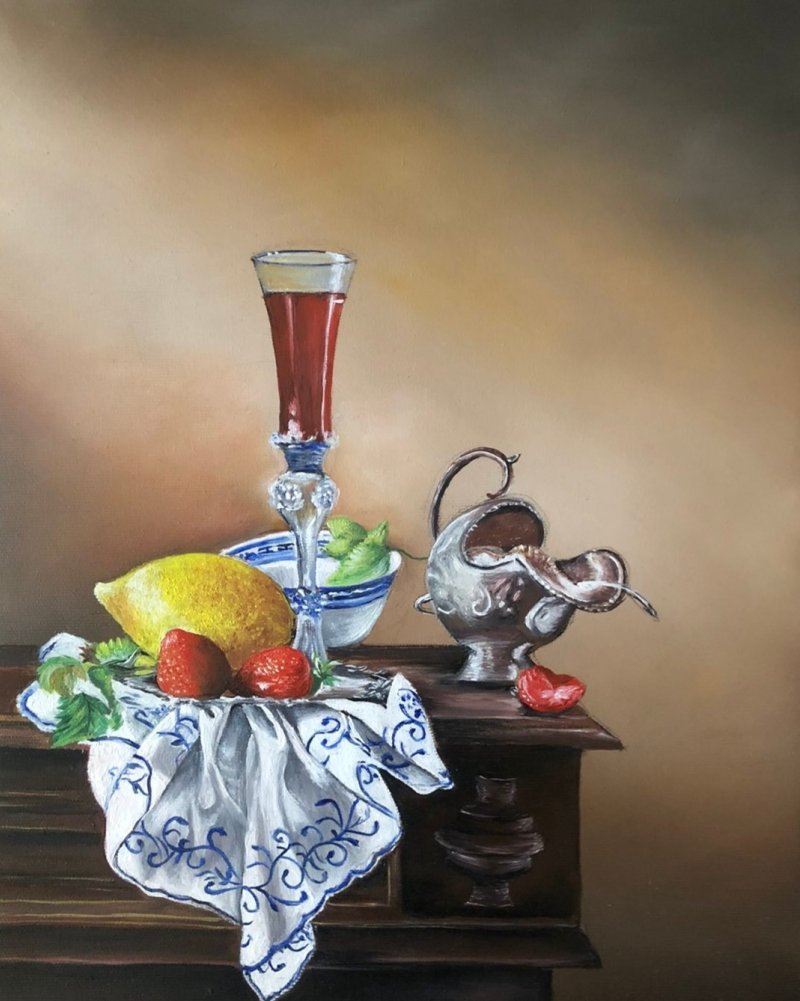 Still life, Painting Vesna Kuharik