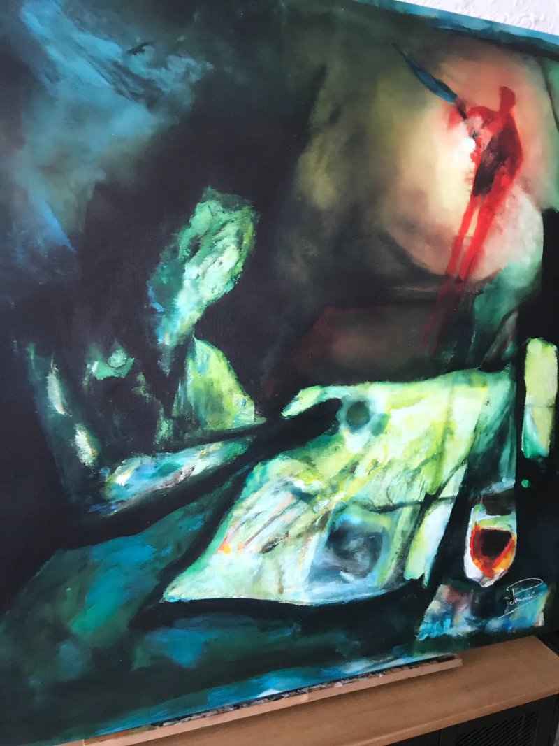 A man without hope, Painting Daniel Panovic