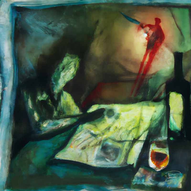 A man without hope, Painting Daniel Panovic