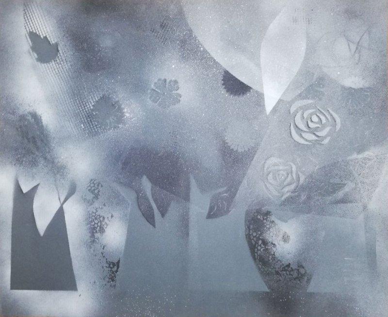 A universe of flowers, Painting Dragica Tasić