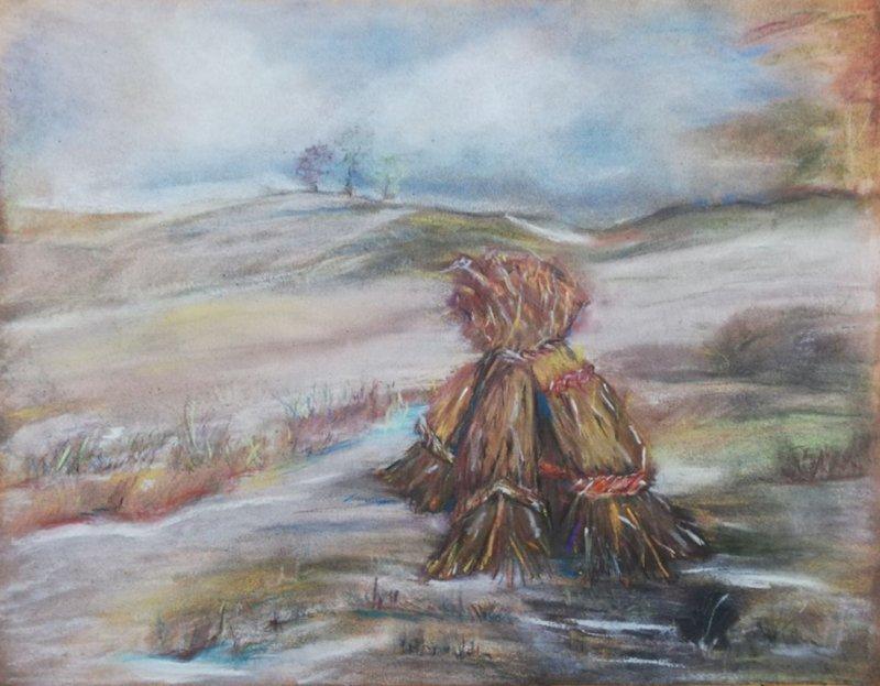 Early frost, Painting Dragica Tasić