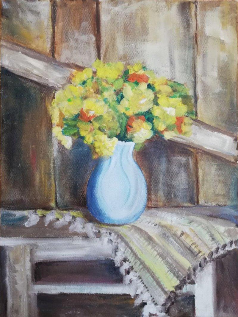 Sunlit serenity, Painting Dragica Tasić