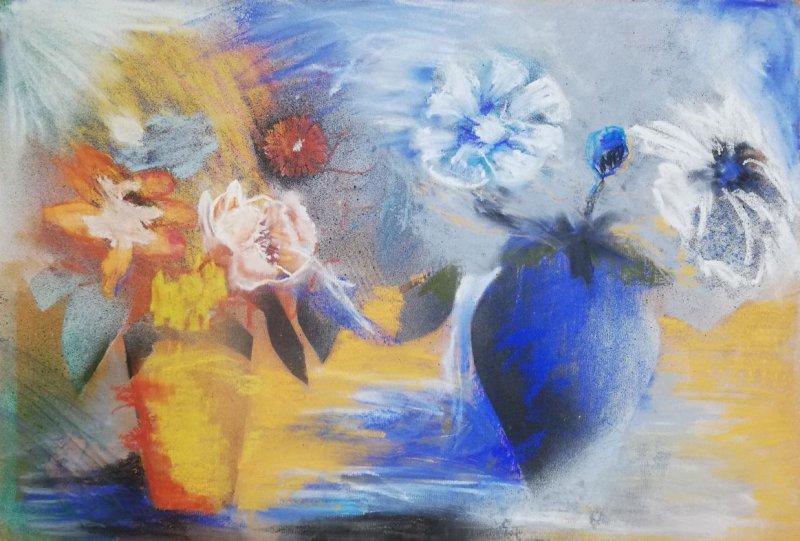 Between day and night, Painting Dragica Tasić