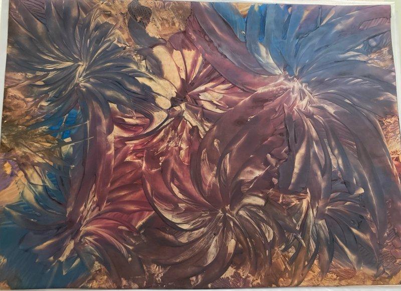 Nameless flower, Painting Dusica Cikojevic