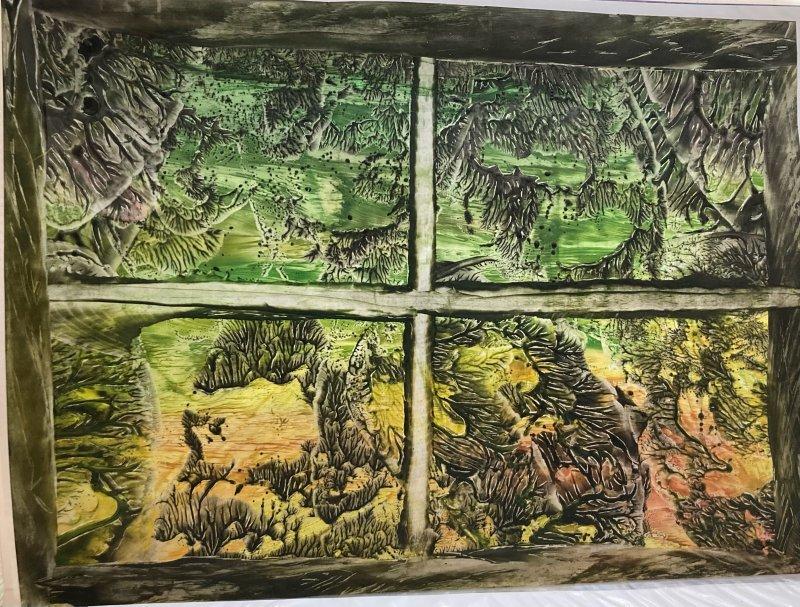 Window, Painting Dusica Cikojevic