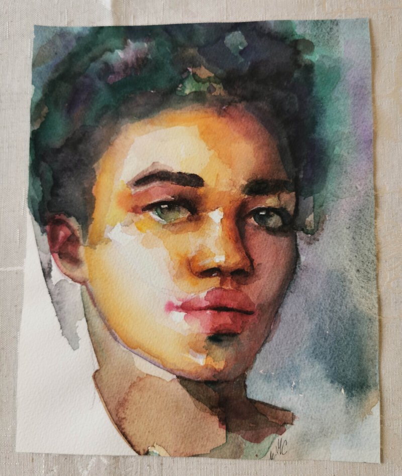 Portret, Slika Miljana Stanković