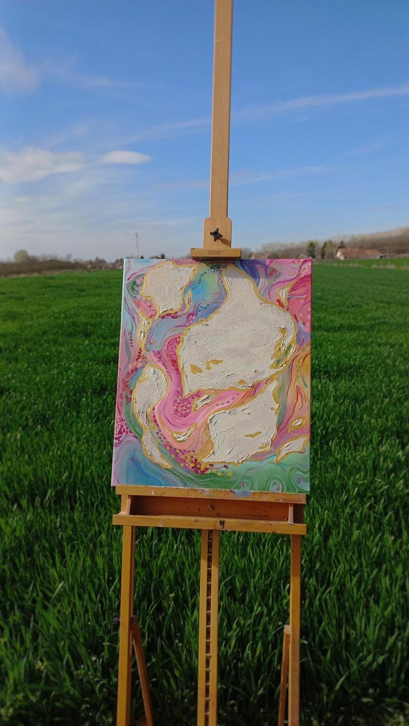 Abstraction I, Painting Nina Evetović
