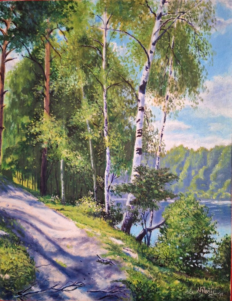 Pejzaz 1, Painting Novica Pesic
