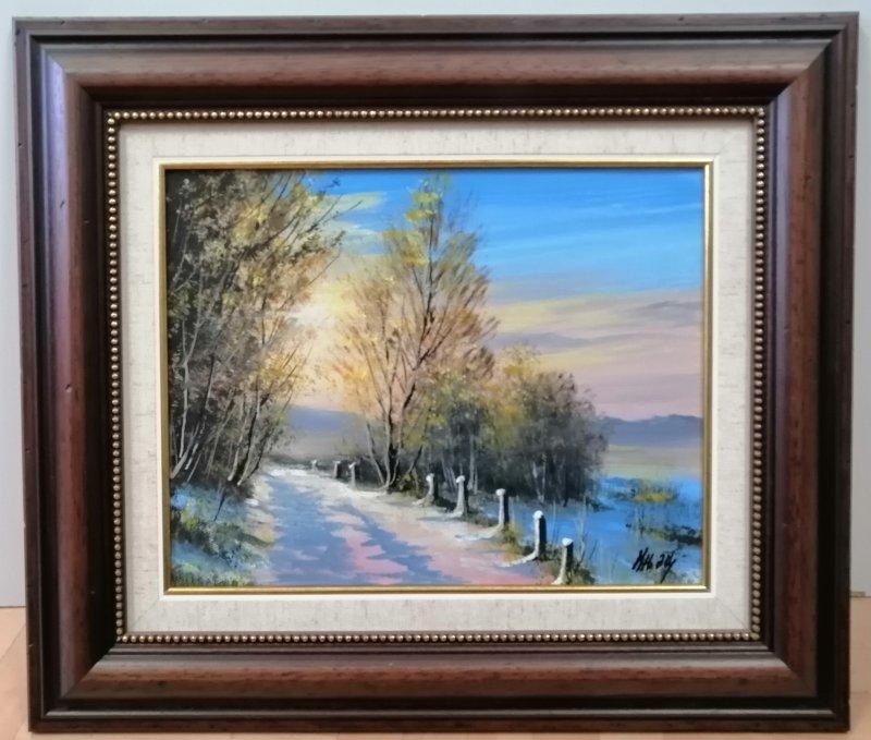 Zimsko jutro, Painting Aleksandar  Injac