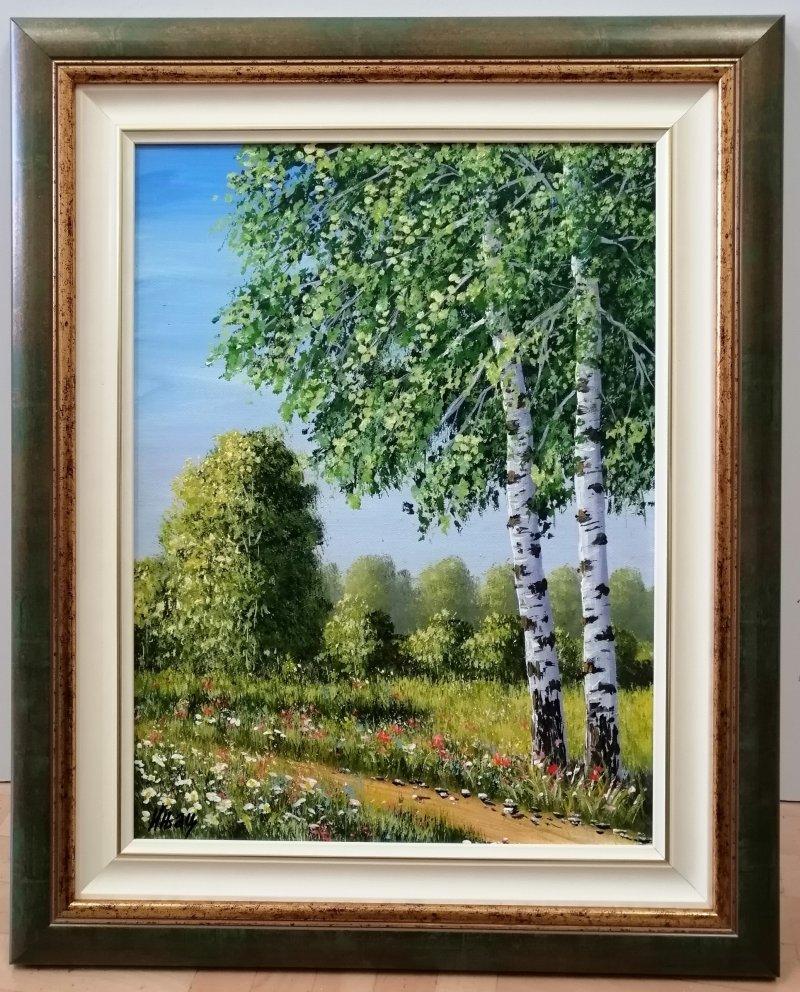 Dve breze, Painting Aleksandar  Injac