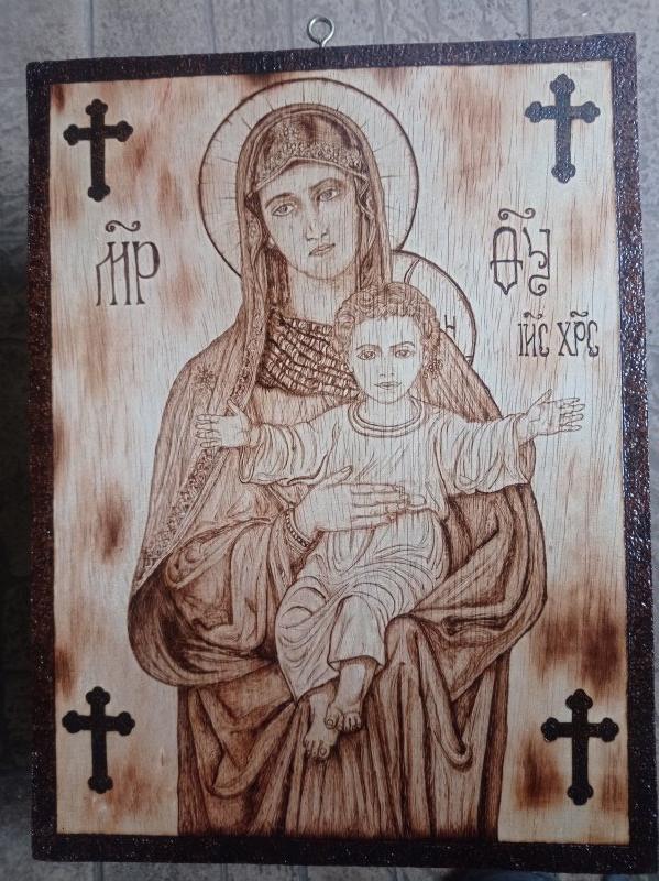 Mother Mary and Jesus, Handicraft Srdjan Blagovic