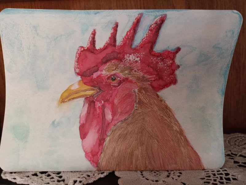 Portret petla, Slika Timea Nagy