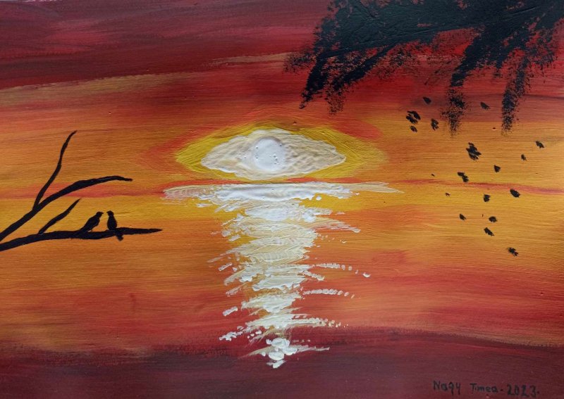 Sunset, Slika Timea Nagy