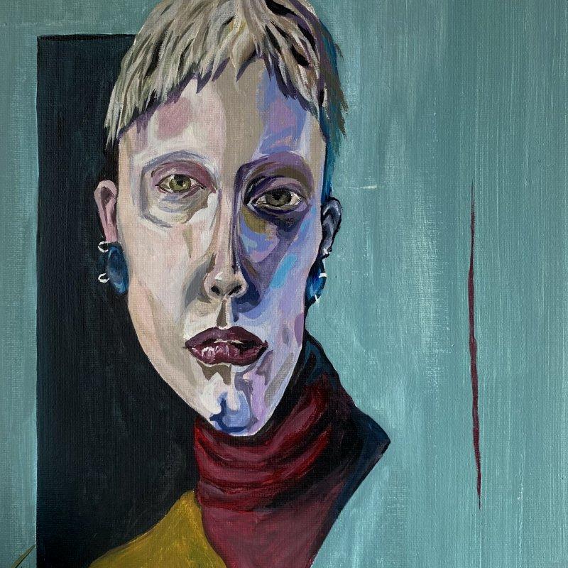Tell me what you see?, Painting Sofija Obradovic