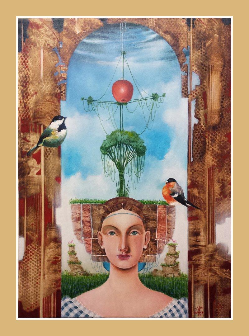 A GIRL FROM MY HOMELAND, Painting Srećko Zdravković