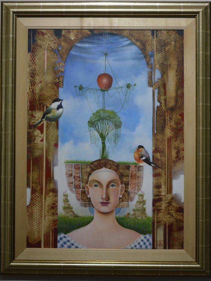 A GIRL FROM MY HOMELAND, Painting Srećko Zdravković